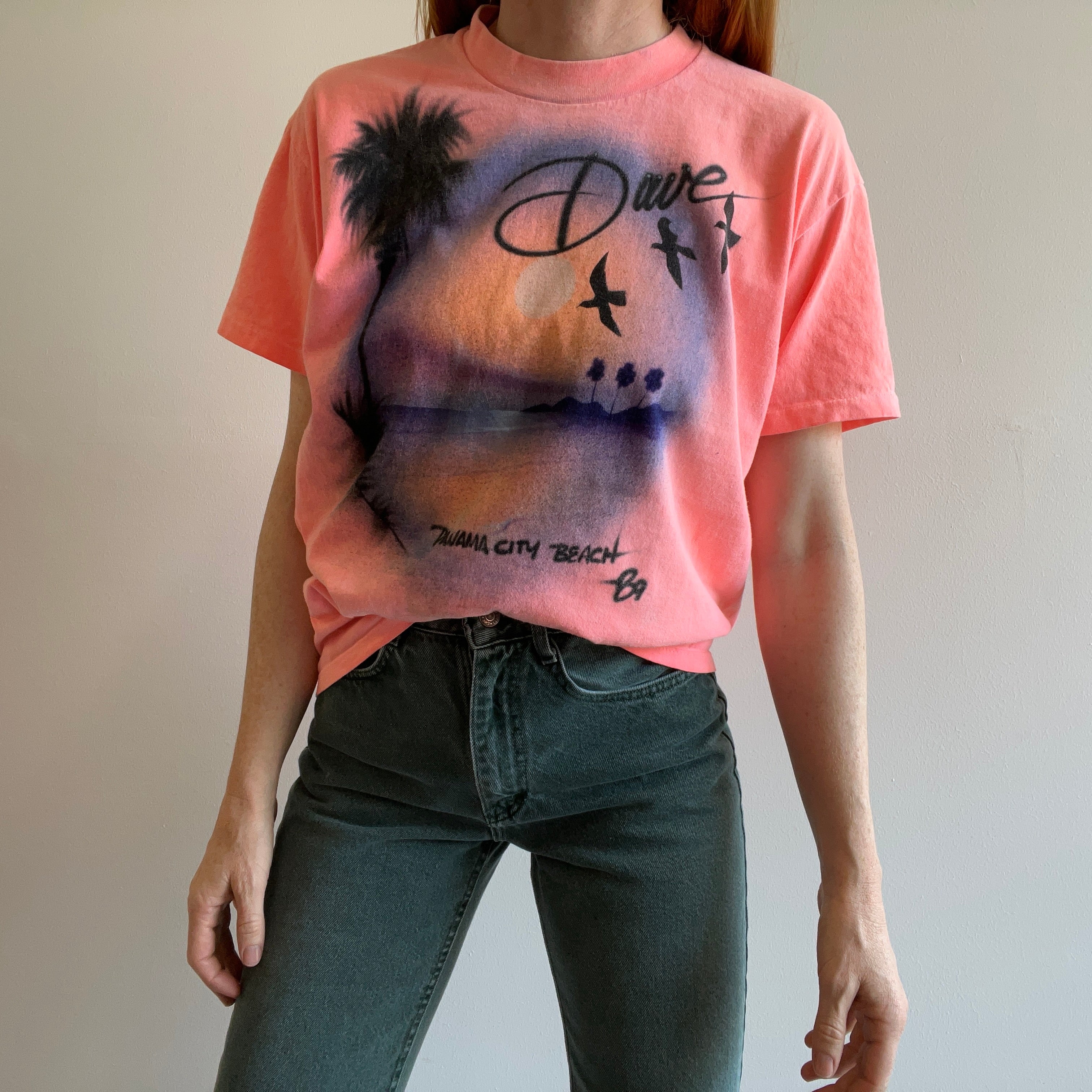 1989 Airbrushed Shirt for Dave by a Stedman Super Hi-Cru