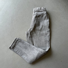 Jean en coton Calvin Klein gris délavé des années 1980
