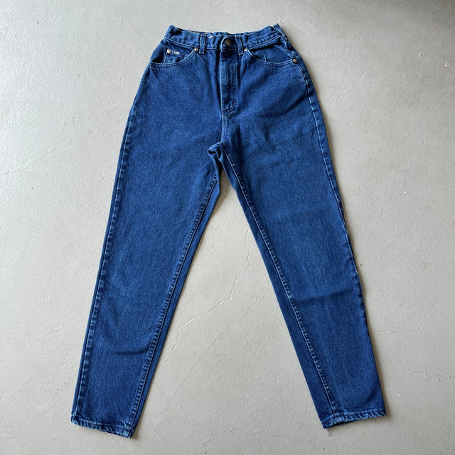 1980s 24" Lee Indigo Blue Mom Jeans