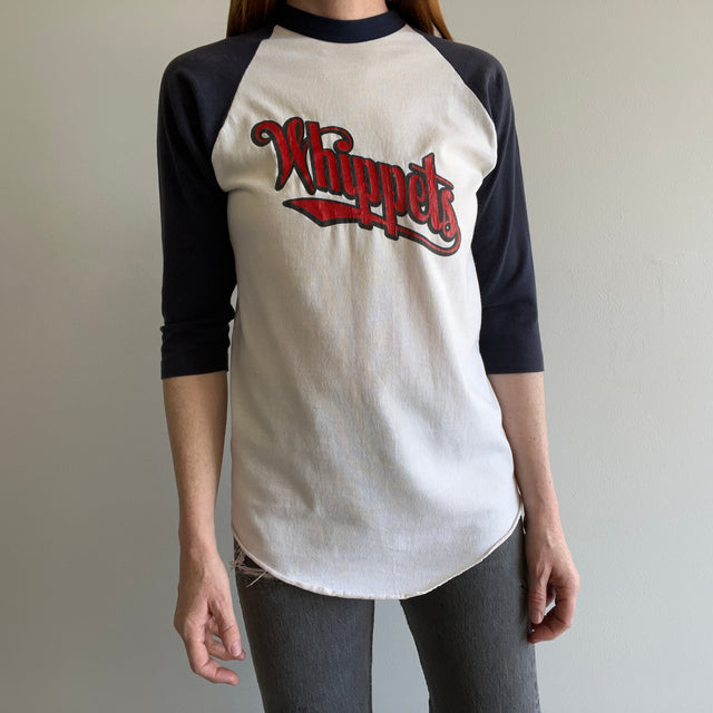 1980s Lake Wobegon!!!! Minnestoa "Whippets" Baseball T-Shirt