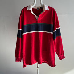 Chemise de rugby en coton épais 1990s Gap