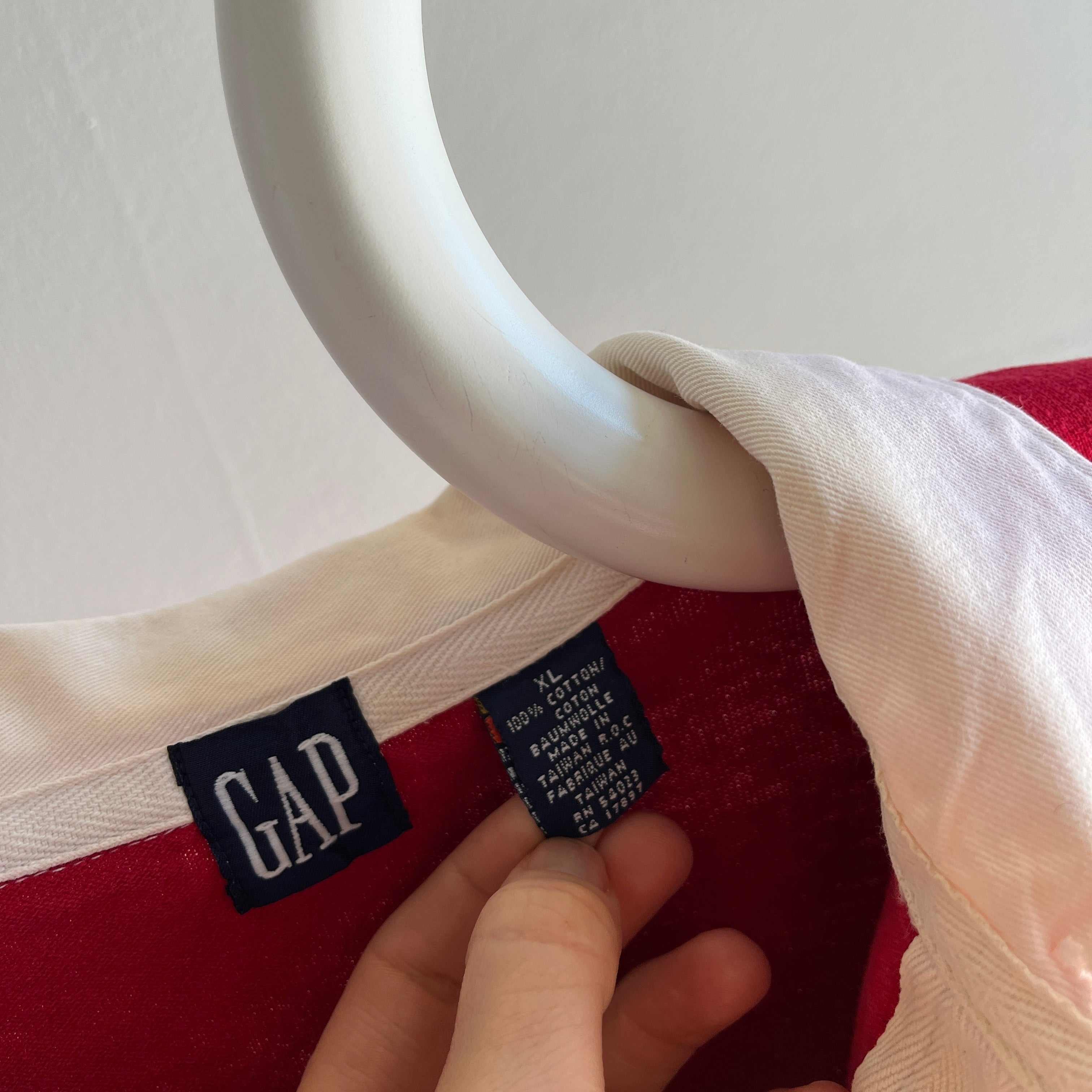 1990s Gap Heavyweight Cotton Rugby Shirt