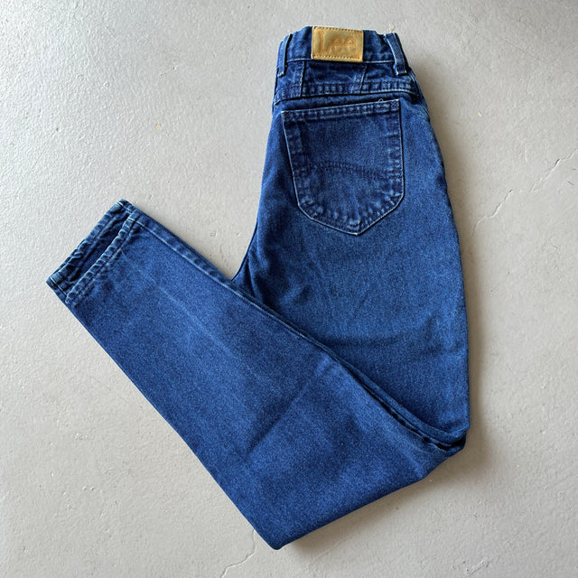 1980s 24" Lee Indigo Blue Mom Jeans