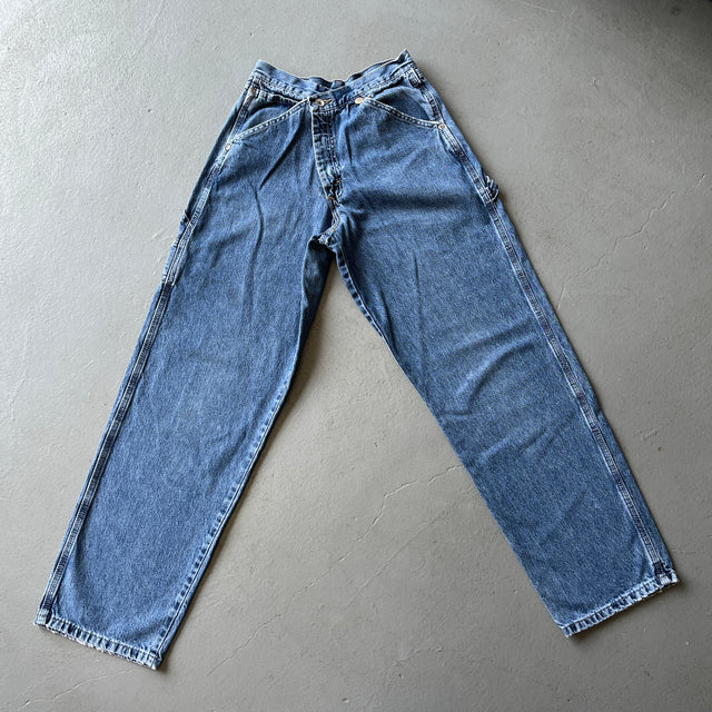 Redone 25" Cross Waist Wrangler Carpenter Jeans