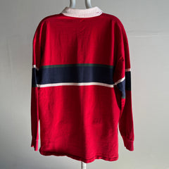 Chemise de rugby en coton épais 1990s Gap