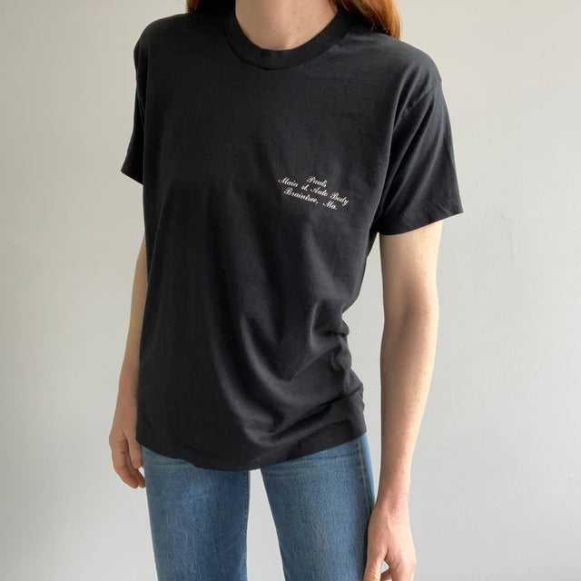 1980s Paul's Auto Body Shop "Beautiful Bodies Are Our Business" T-Shirt