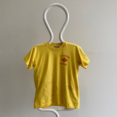 1970s Tobermory Canada T-shirt super taché de petite taille