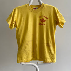1970s Tobermory Canada Smaller Size Super Stained T-Shirt
