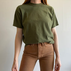 GG - 1980s Blank Army Green T-Shirt