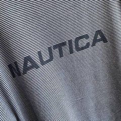 T-shirt surdimensionné à rayures Nautica fabriqué au Canada des années 1990