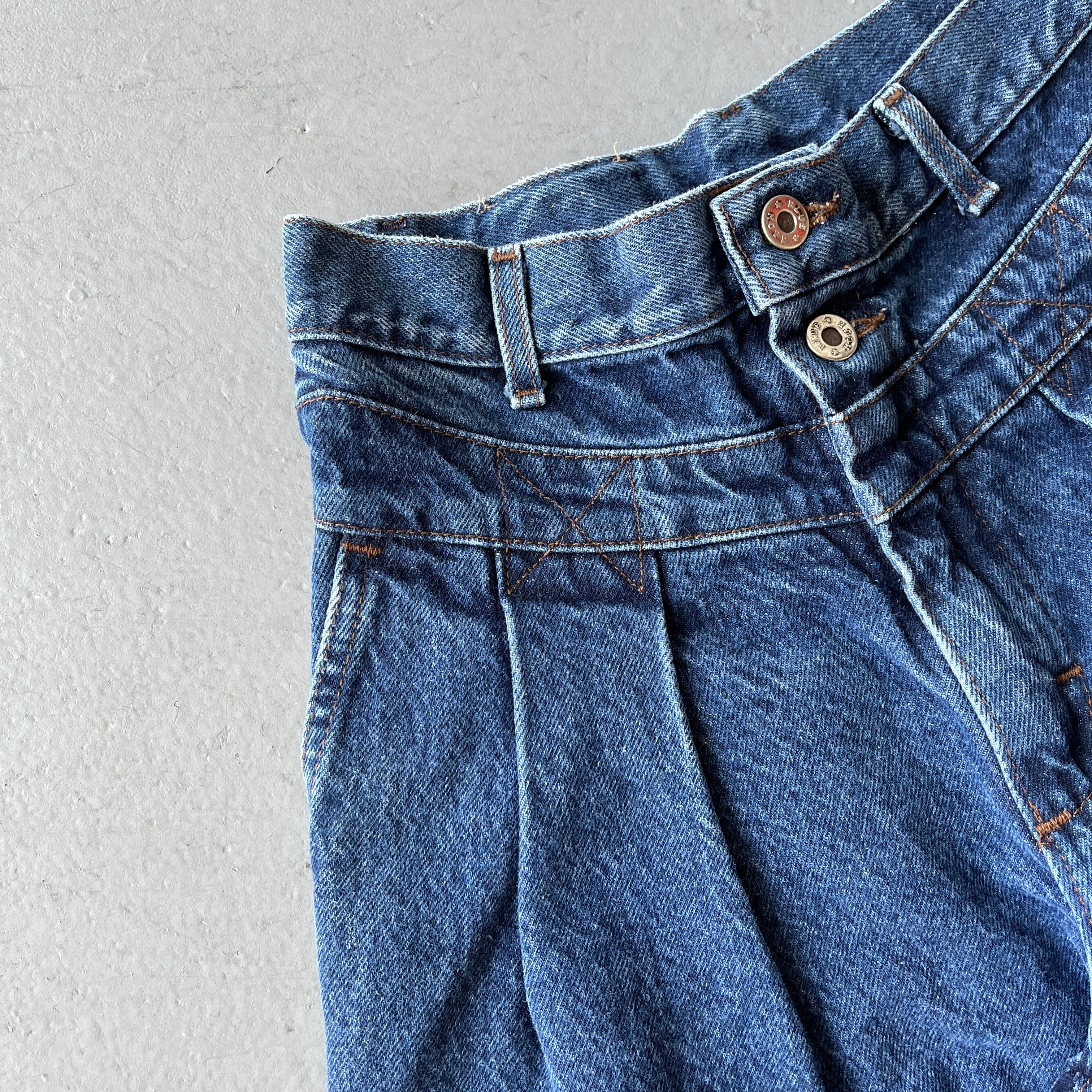 1980s EPIC Pleated front RAD RAD RAD Mom Jeans – Red Vintage Co