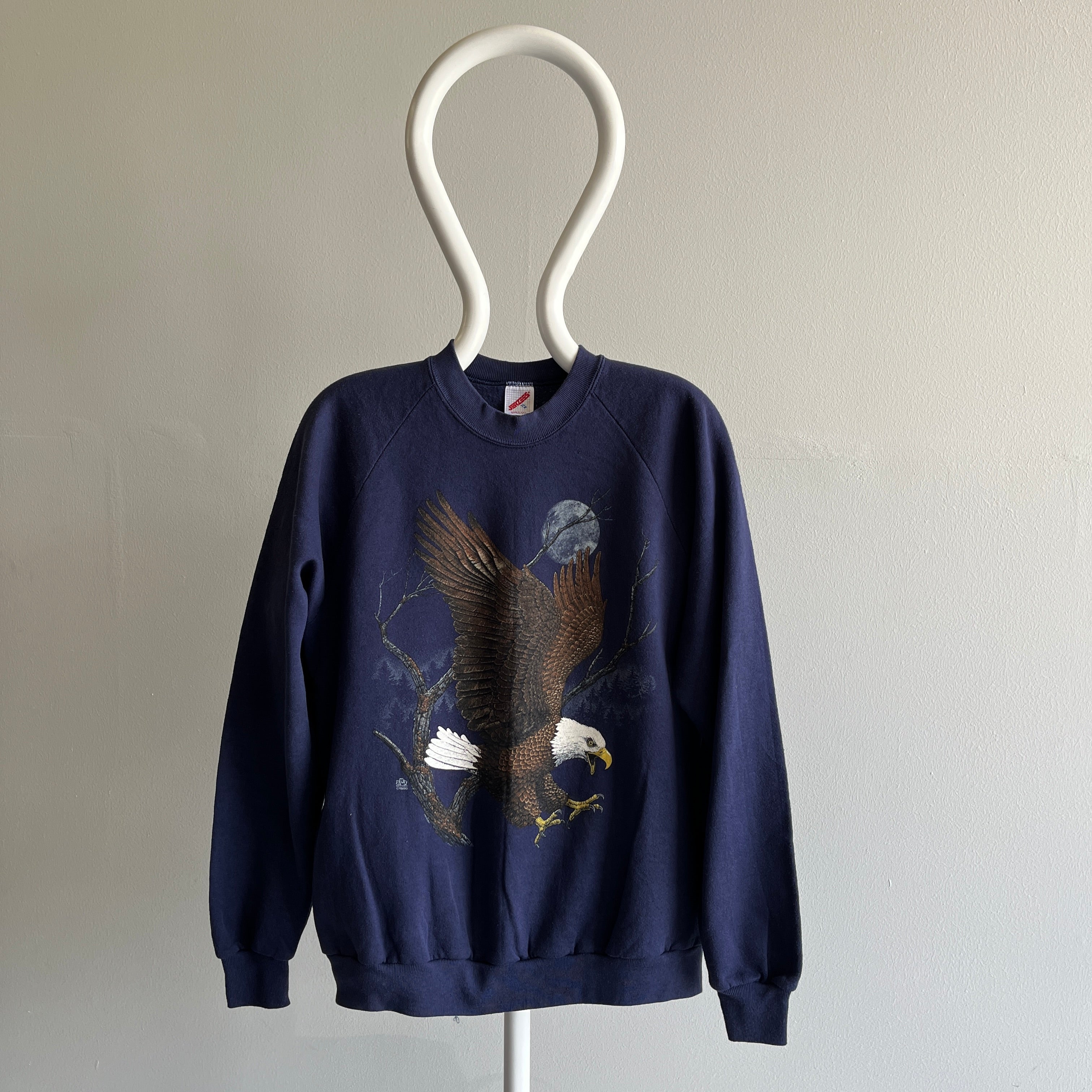 Sweat aigle 1980 par Jerzees