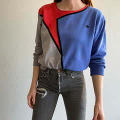 Adidas 80s Colorblock Sweatshirt - Medium