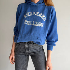 Sweat à capuche Shepard College des années 1980 par Velva Sheen !!!