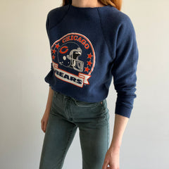 1980s Chicago Bears Cut Neck Sweatshirt