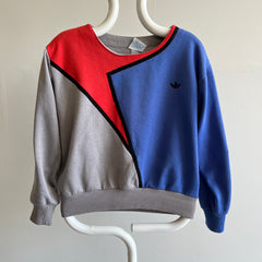 1980s ADIDAS Color Block Sweatshirt