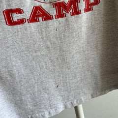 T-shirt bicolore Sky Lodge Camp des années 1990