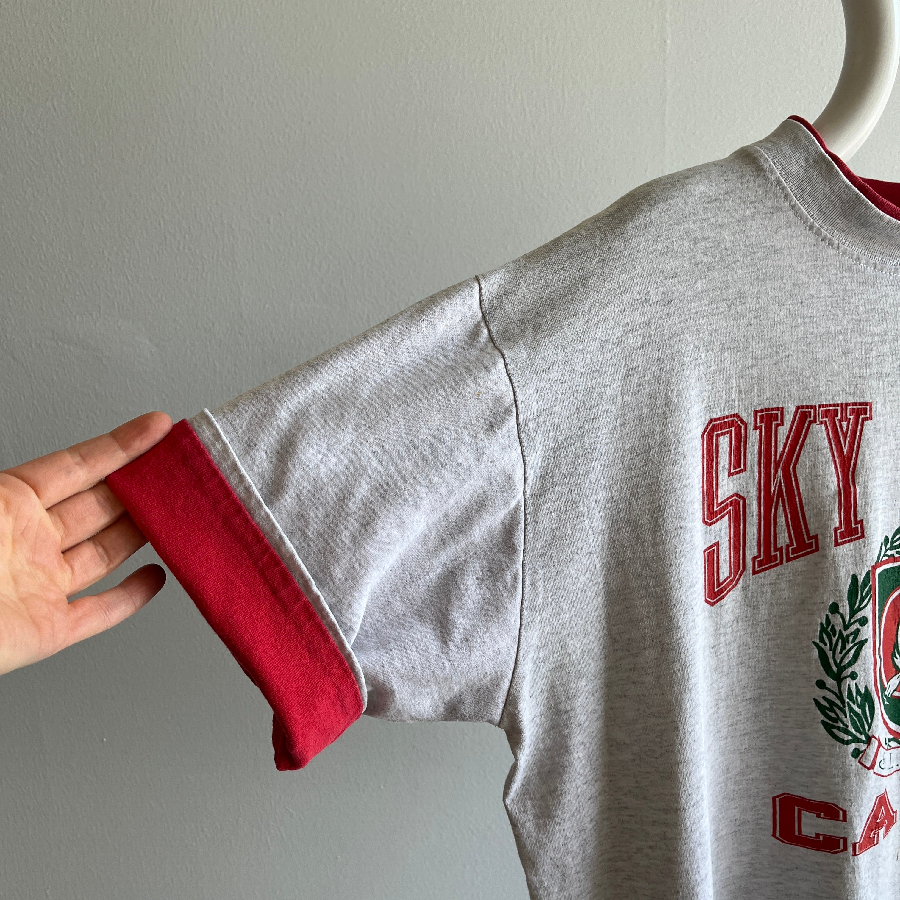 1990s Sky Lodge Camp Two Tone T-Shirt