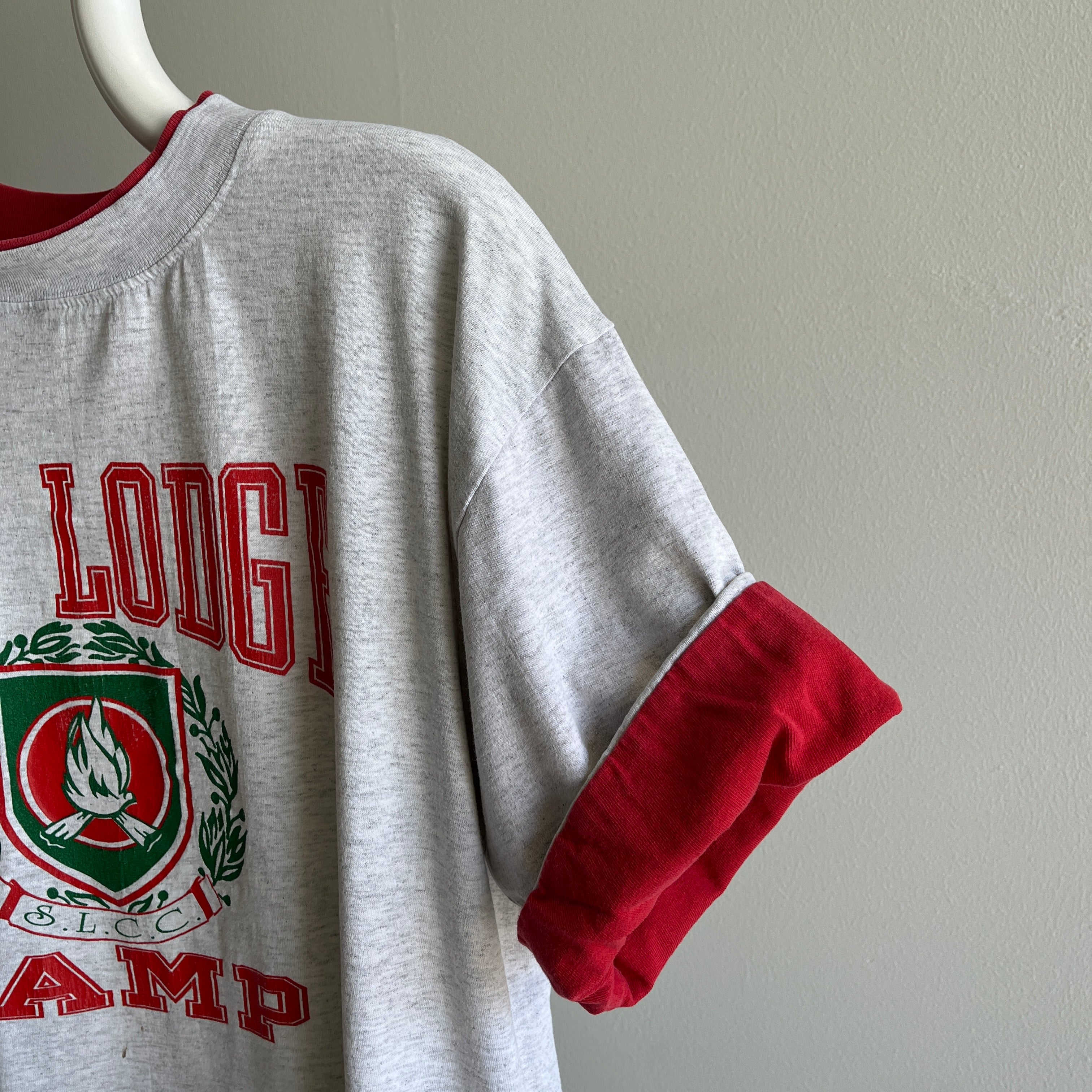 1990s Sky Lodge Camp Two Tone T-Shirt