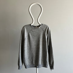 1980s Thrashed Grey Sweatshirt by Tultex - Swooon