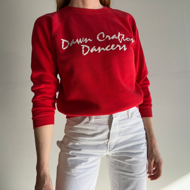 Sweat-shirt Dawn Crafton Dancers des années 1980