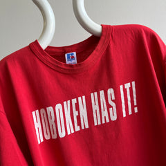 1990s Hoboken Has It! Cotton T-Shirt by Russell