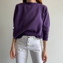 1990s Paint Stained Purple Raglan by HHW