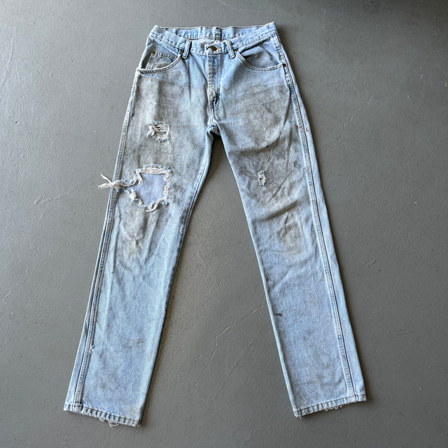 1990s 28" BEYOND STAINED GRADE D- Super Cool Wrangler Light Wash Dad Jeans