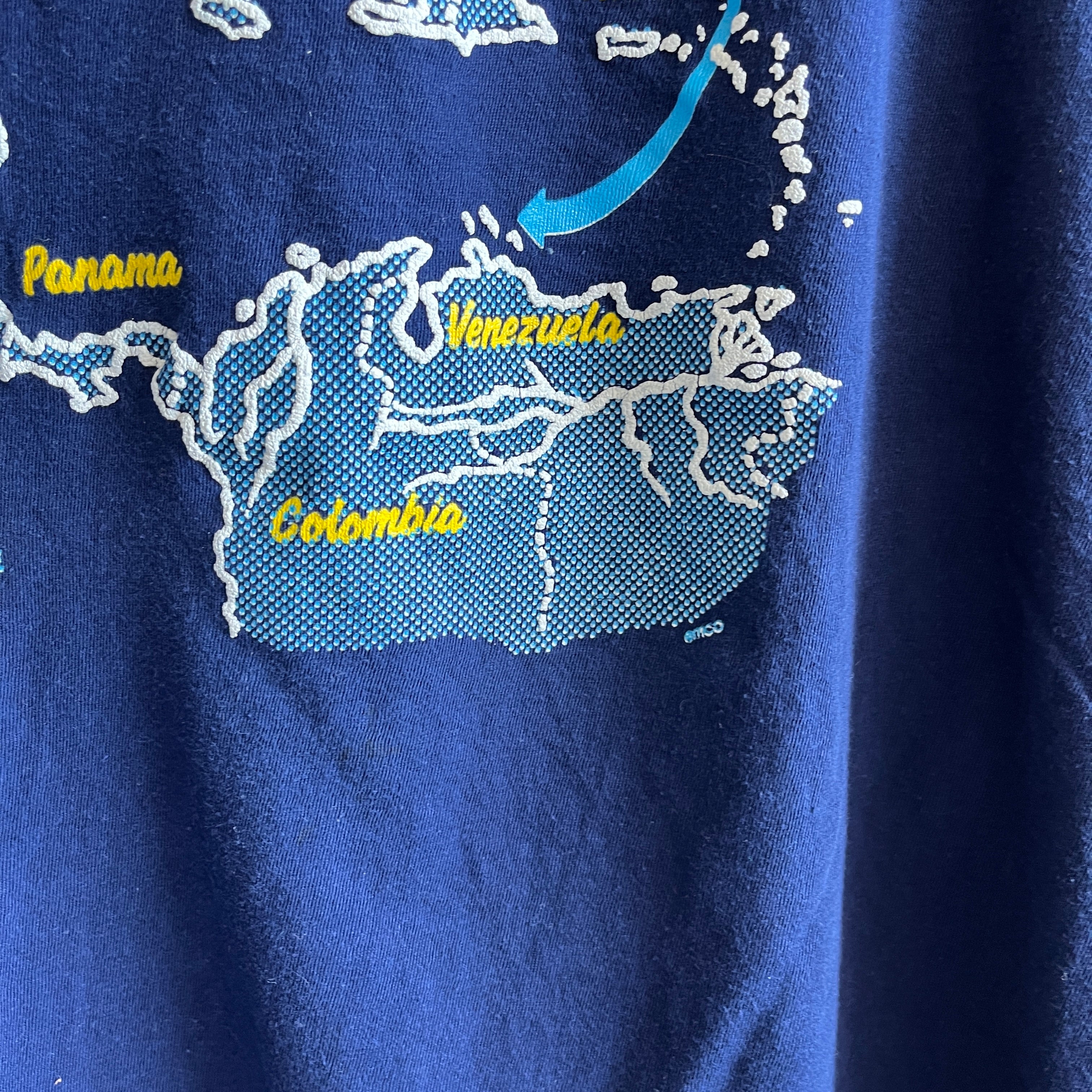 1980s Barely Worn Aruba Cotton Tourist T-Shirt