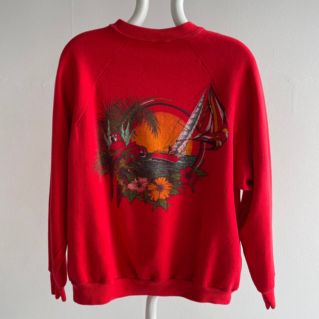 1970/80s Rad Florida Tourist Sweatshirt - It's All About The Back Side