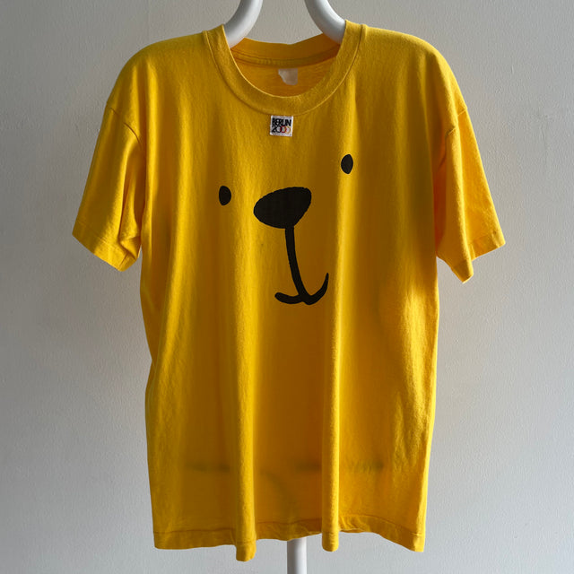 2000 Berlin Olympic Bear Face Cotton T-Shirt