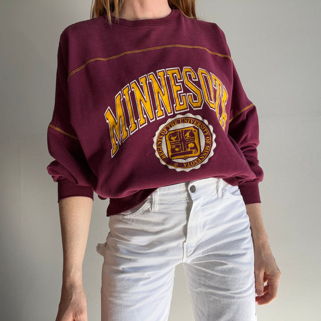 ANNÉES 1980 BATTUES !!!!!!!! Sweat Minnesota super fin - Collection personnelle