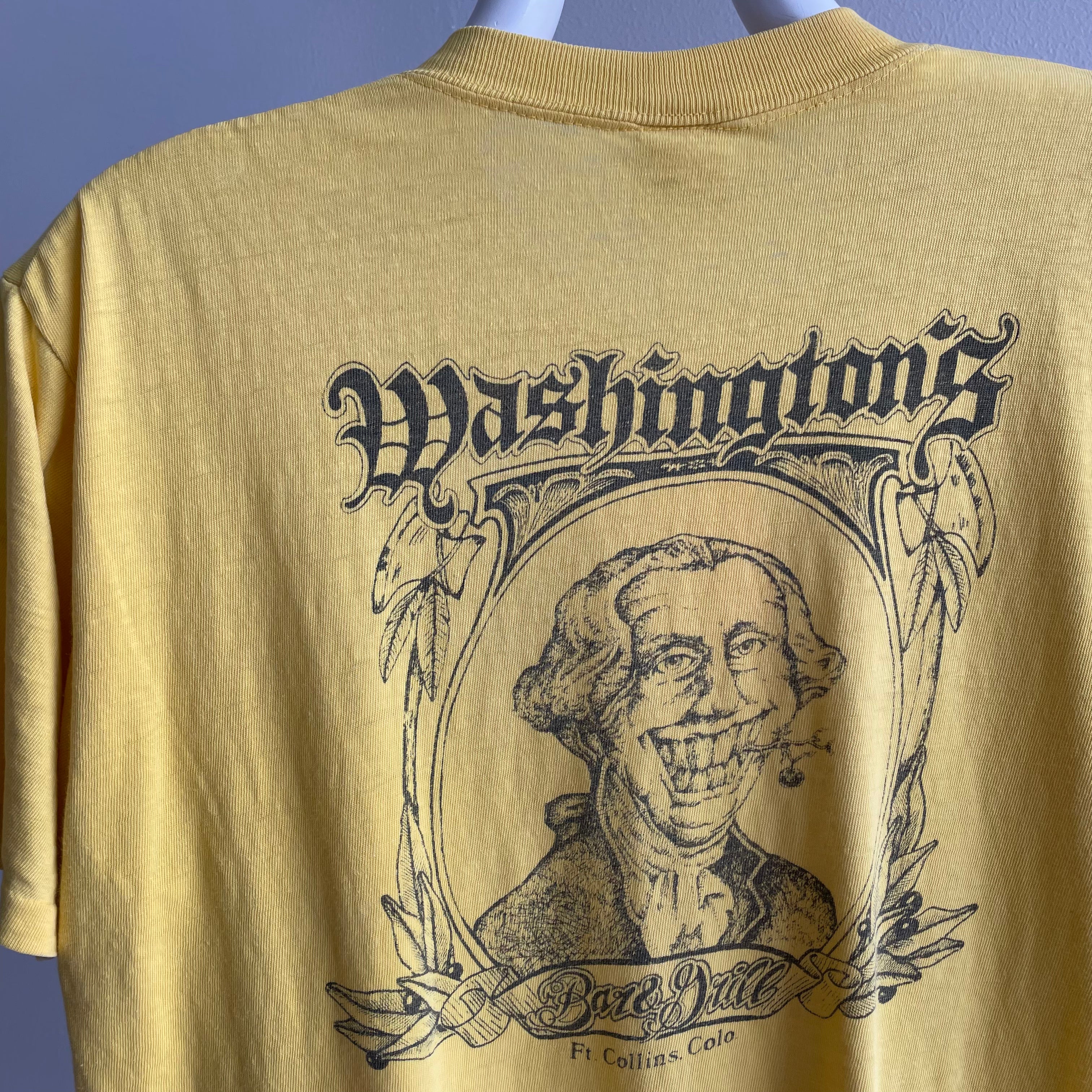 1970s Washington's Bar And Grill Backside Pocket T-Shirt