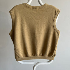 1980s Sasson Khaki Warm Up with Pockets For Snacks - YES!