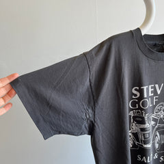 1980/90s Steven's Golf Cart Sales And Service T-shirt surdimensionné - STAINED