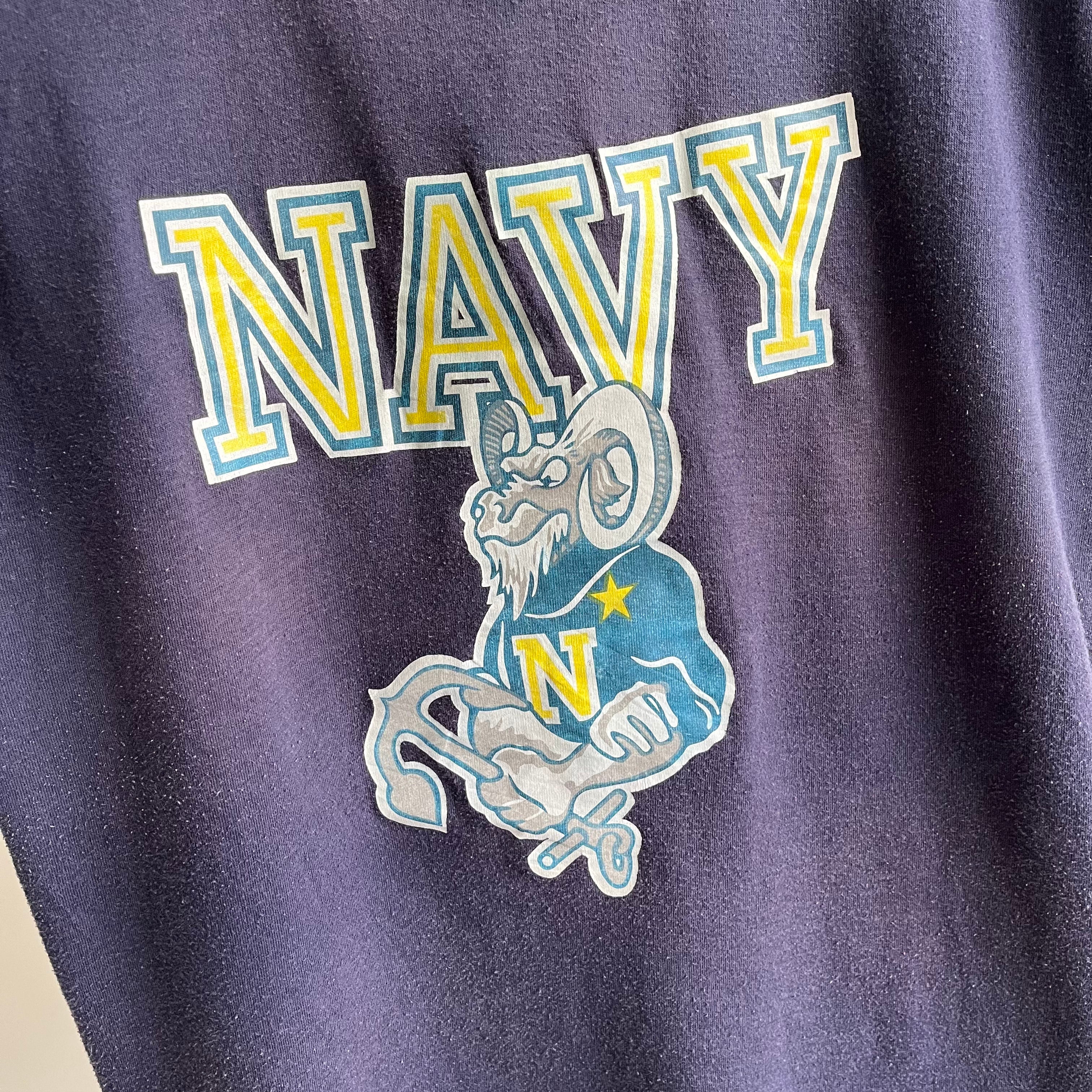 T-shirt de la marine des États-Unis des années 1970 par Velva Sheen