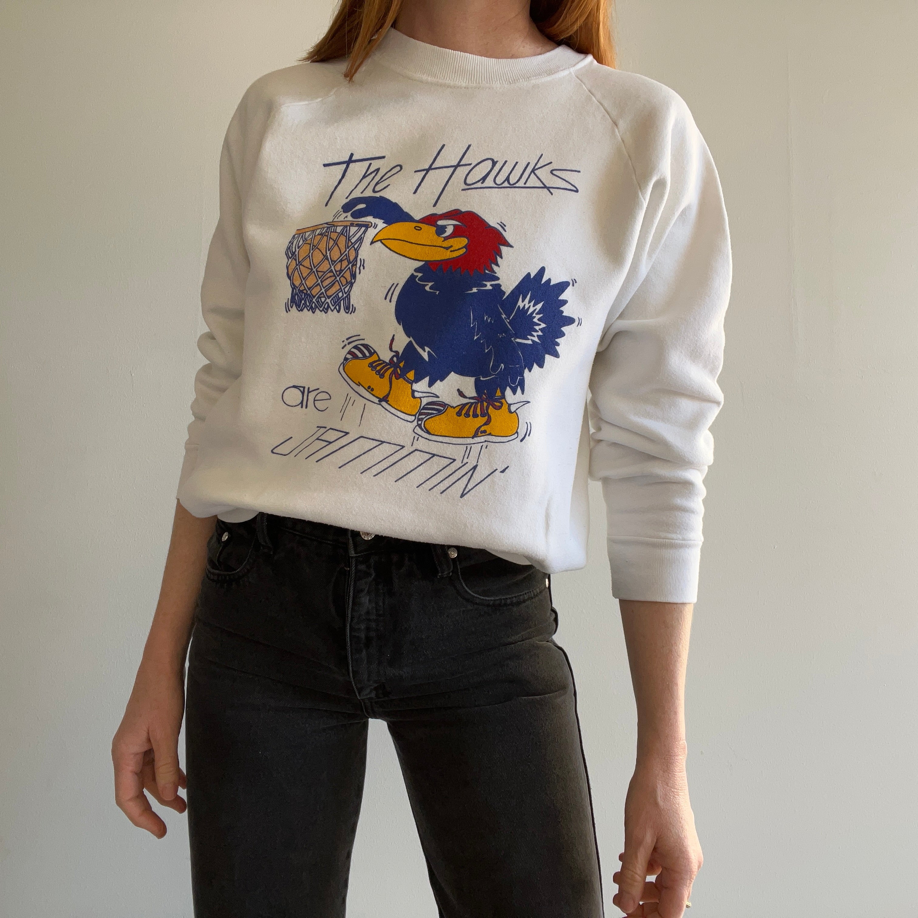 1980s University of Kansas Jayhawks are Jammin' Sweatshirt