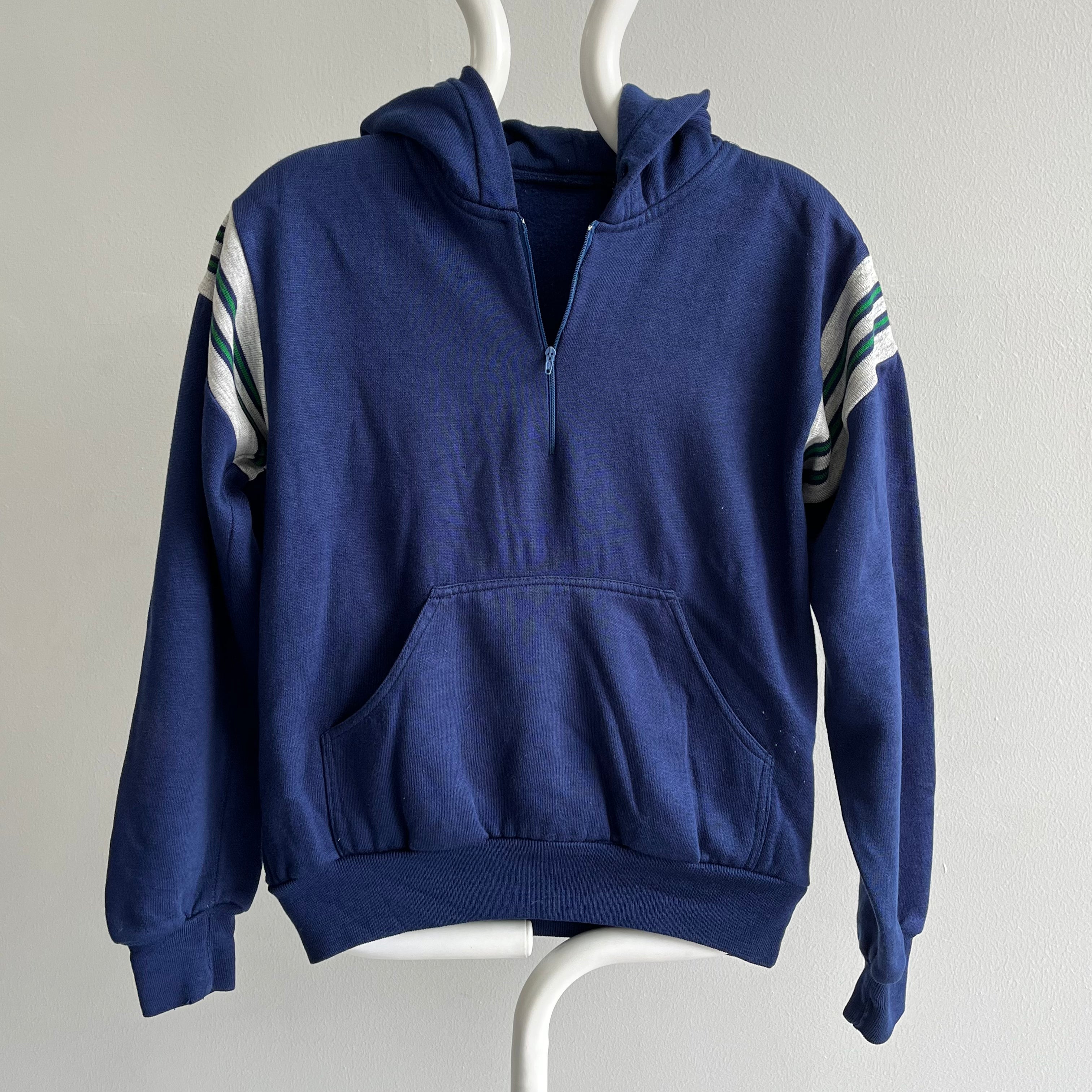 Sweat à capuche épique 1/4 zip 1980s