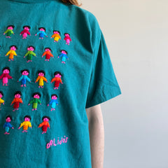 1980/90s Worry Doll (?) T-shirt en tricot - WOWOWOWOW