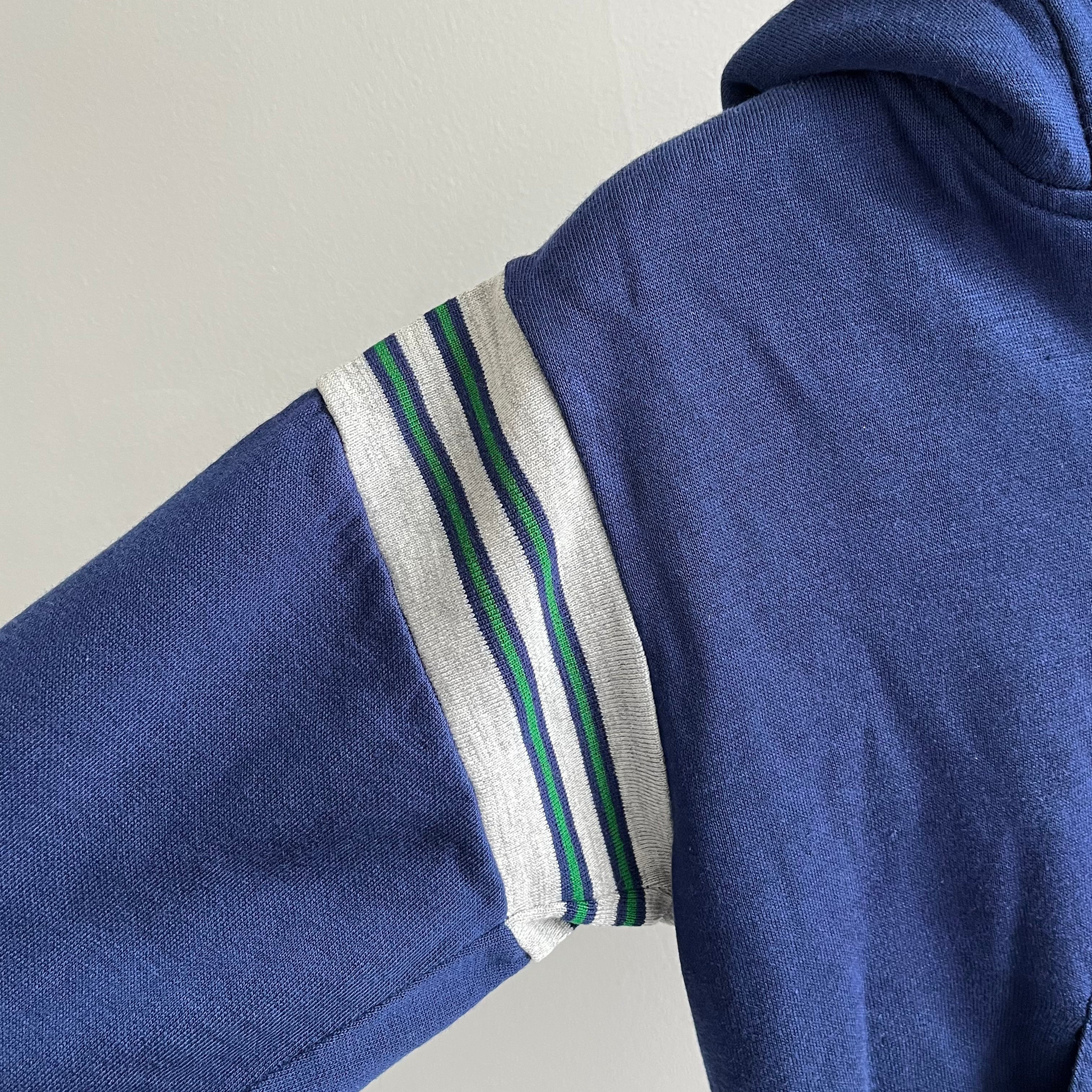 Sweat à capuche épique 1/4 zip 1980s