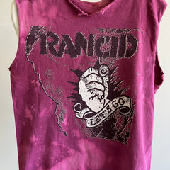 1994 Rancid Cut Up Let's Go Album Tank Top - OY!!!!