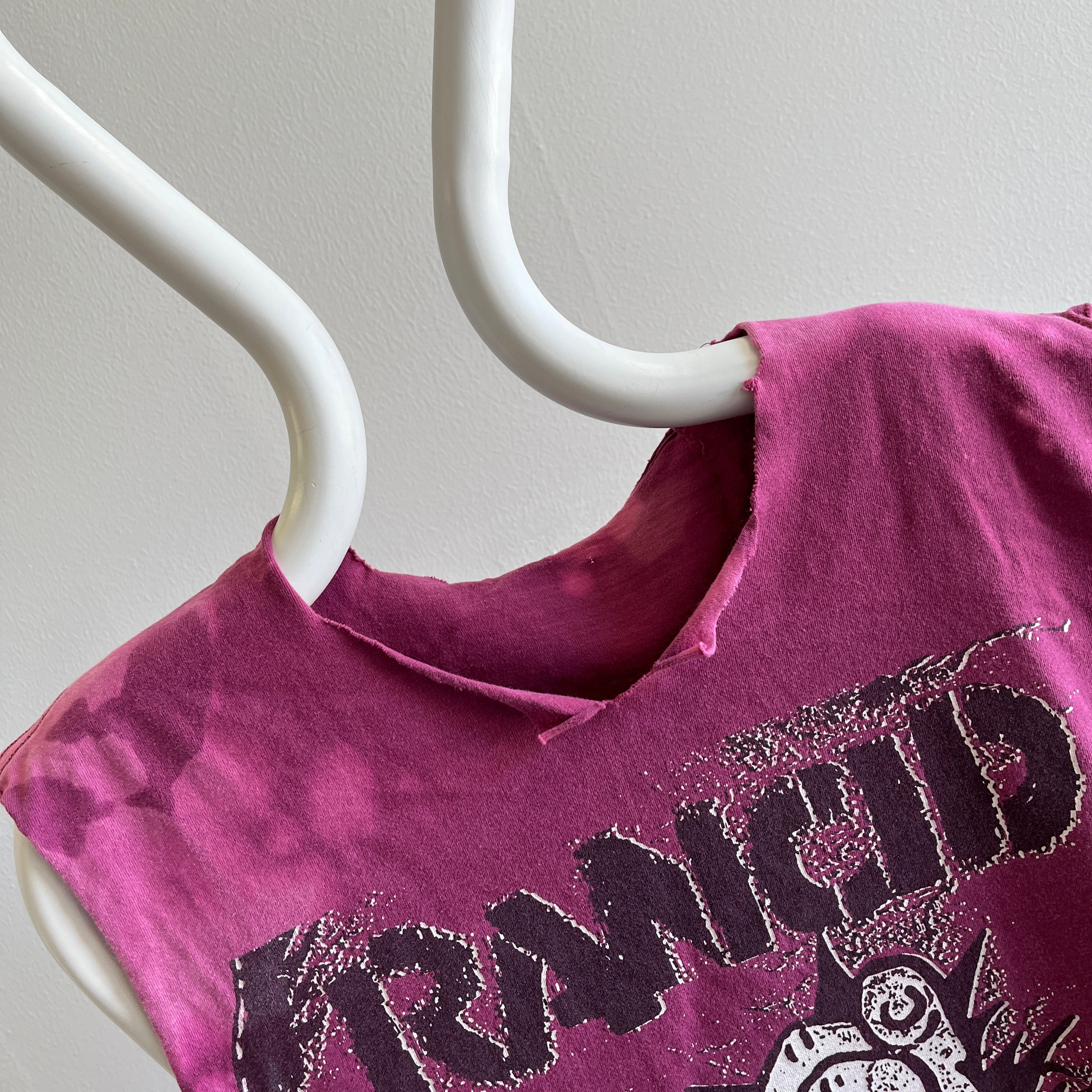 1994 Rancid Cut Up Let's Go Album Tank Top - OY!!!!