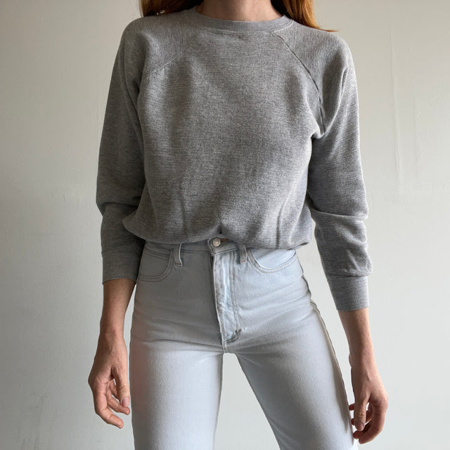 1970/80s The Perfect Vintage Gray Raglan