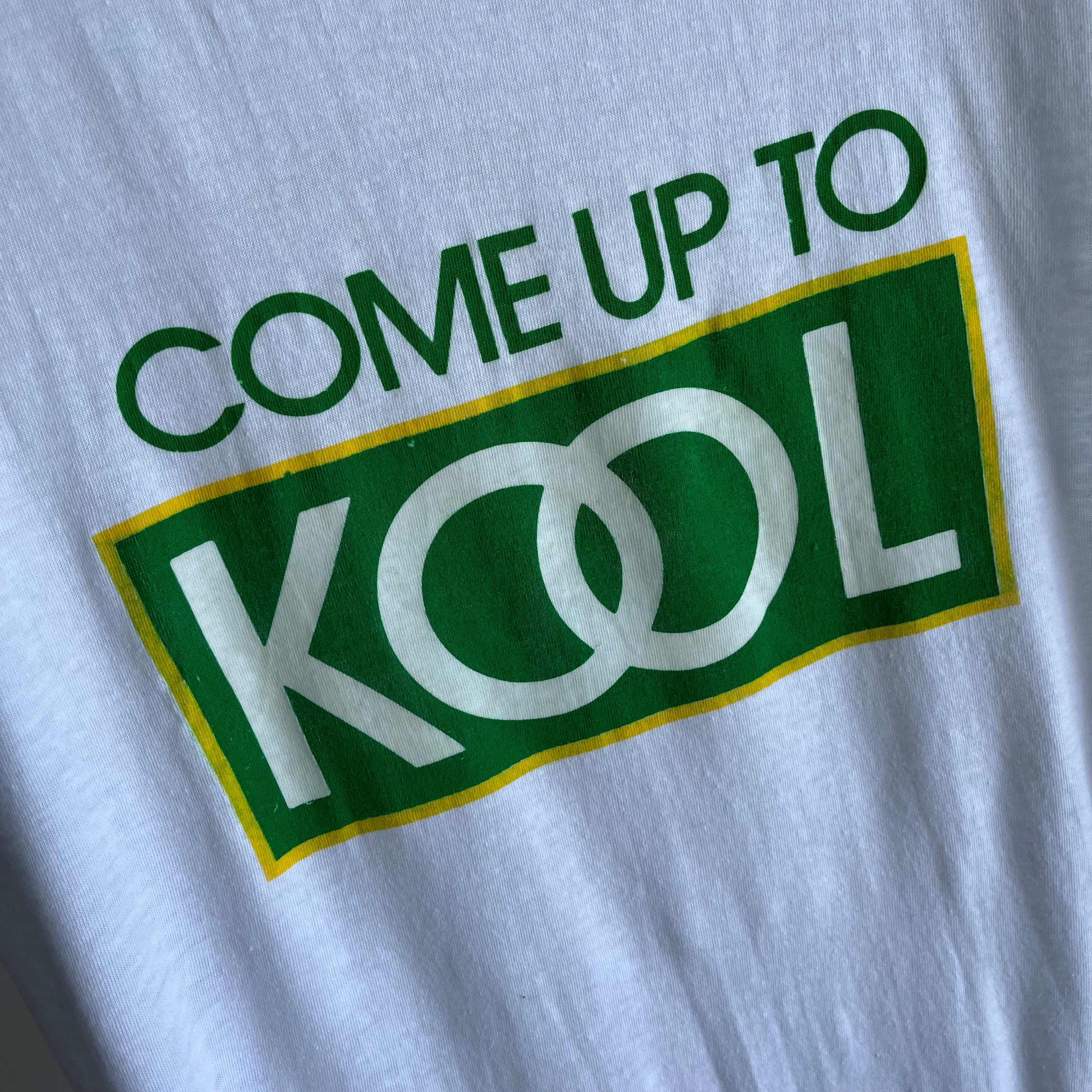 1976ish Kool Cigarettes Advertising Ring T-Shirt