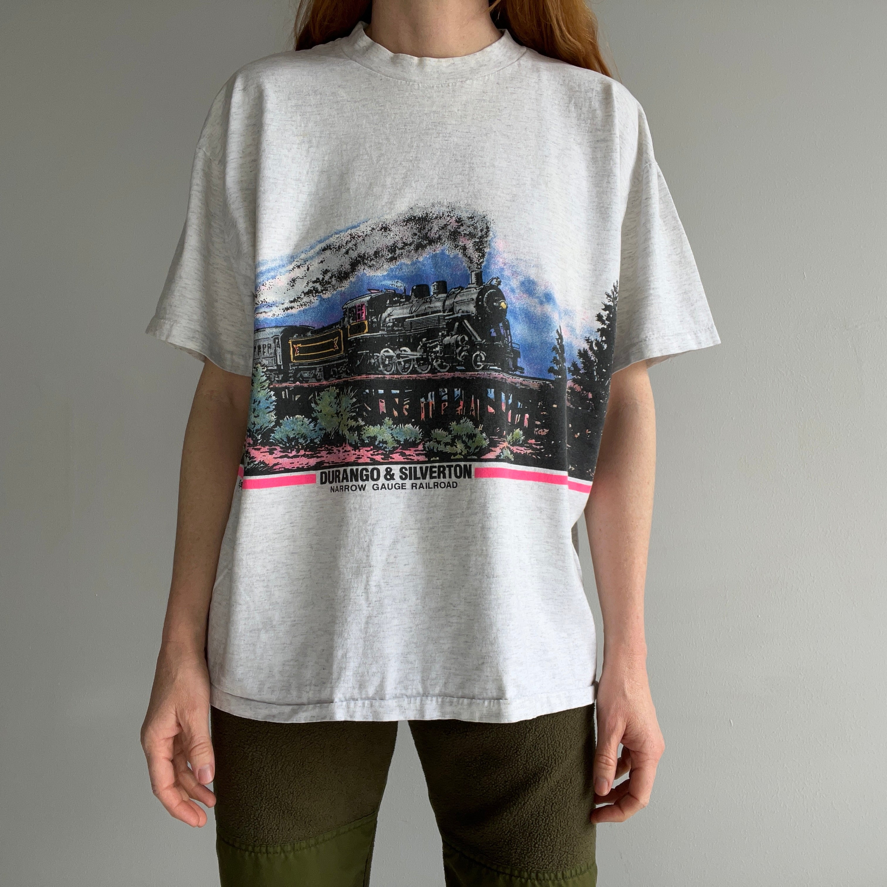1990 Silverton Durango, Colorado Wrap Around T-Shirt
