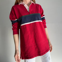 Chemise de rugby en coton épais 1990s Gap