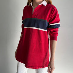 Chemise de rugby en coton épais 1990s Gap