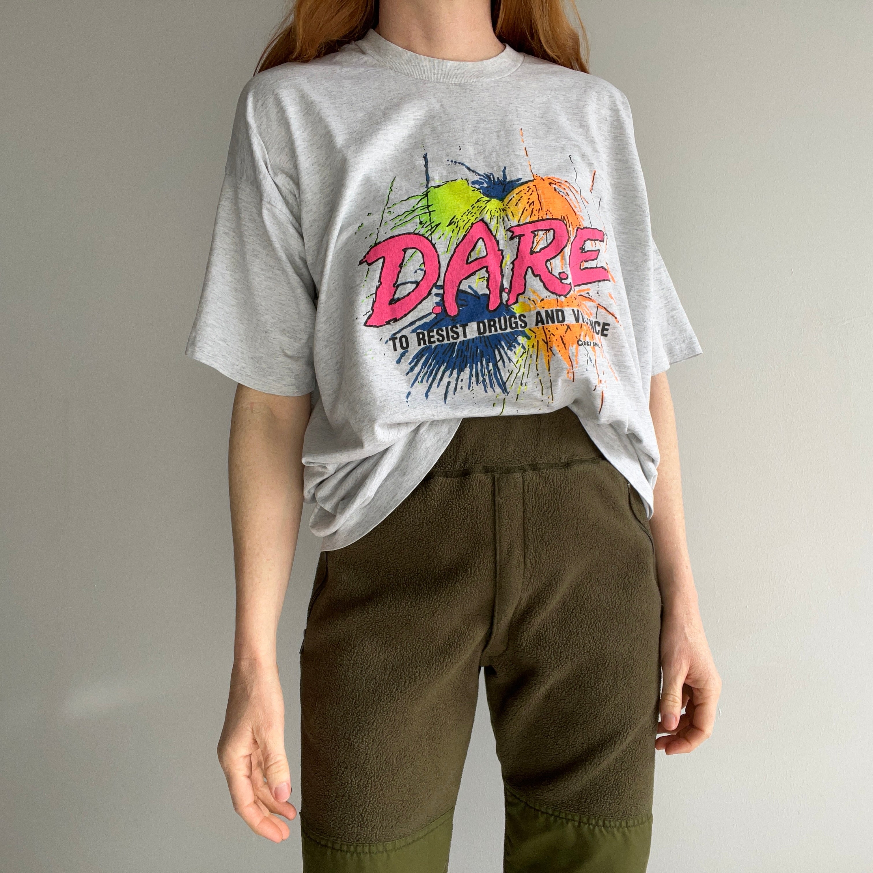 1994 D.A.R.E. Nicely Beat Up T-Shirt