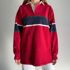 Chemise de rugby en coton épais 1990s Gap