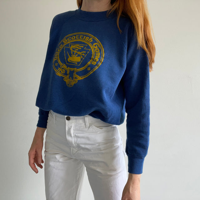 1980s Scottish Games American Made Sweatshirt